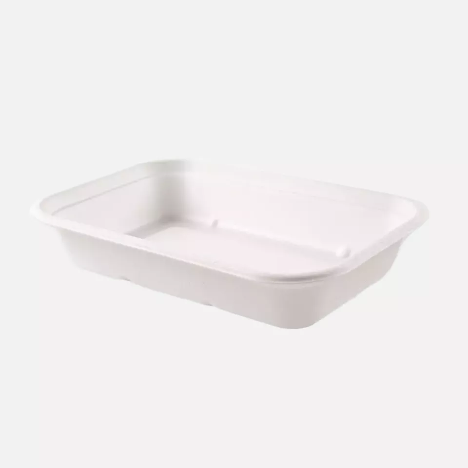 NATUREStar 41171, Puro Organic Bagasse Trays, 212 x 140 x 38 mm, 750 ml, image 1, gallery thumbnail