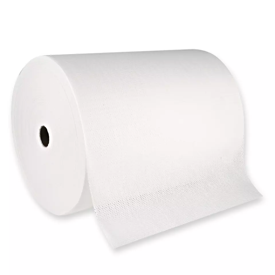 HygoClean 31709, Hygotex Eco Viscose/Polyester Cleaning Cloths, Roll, White, image 1, gallery thumbnail