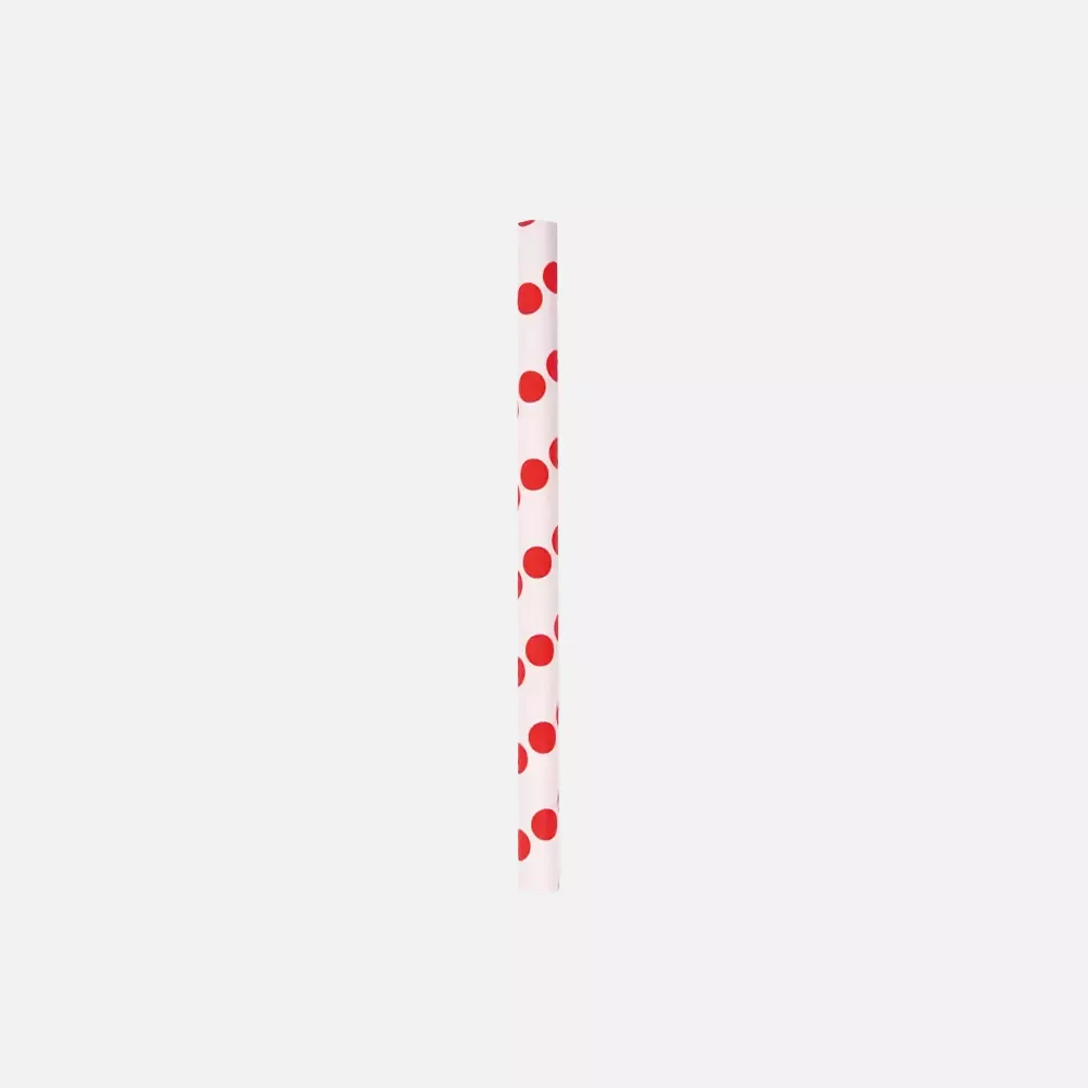 NATUREStar 421450, Cocktail Organic Paper Straws, FSC®-mix, red/white dotted, ø 8 mm, 130 mm, image 3
