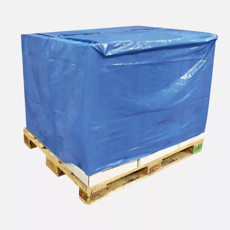 HygoStar 521200, ~40my LDPE Pallet Covers, 1070 x 1280 mm, Blue, image 1, gallery thumbnail
