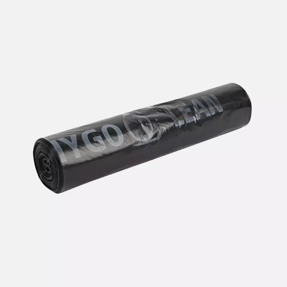 HygoClean 32653, Light LDPE Waste Bags, 70 l, Black, Roll, image 1, gallery thumbnail
