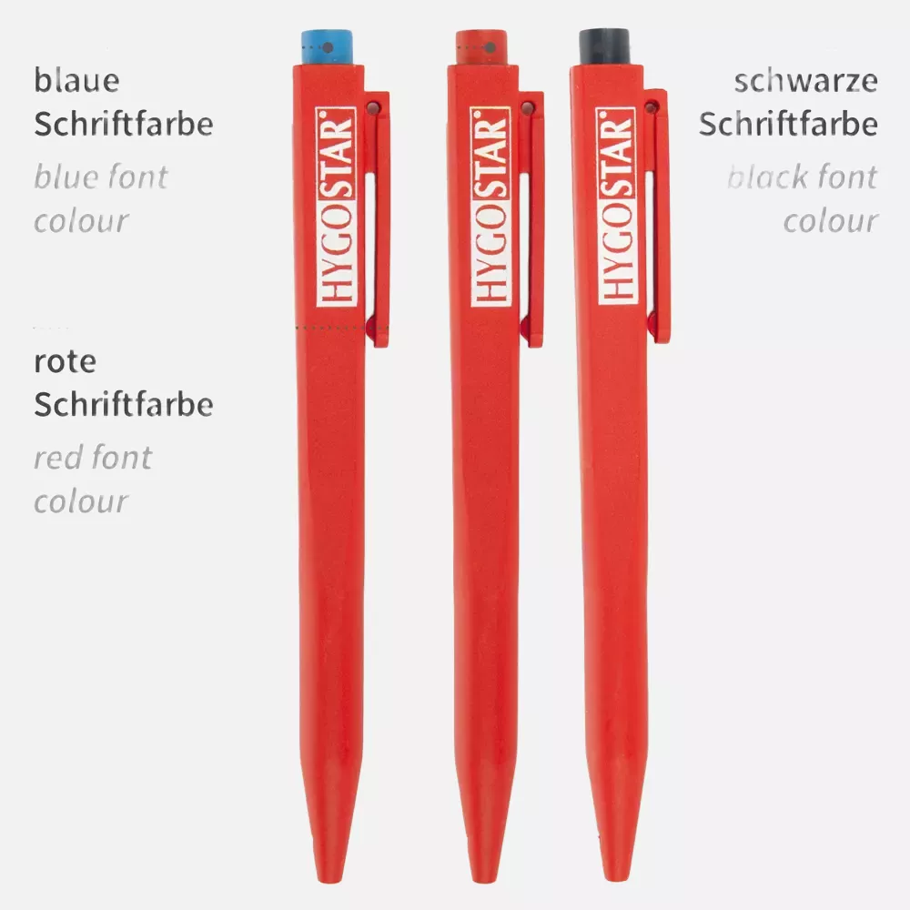 HygoStar 85565, Retractible Detectable Plastic Pen Clip, Blue, image 3