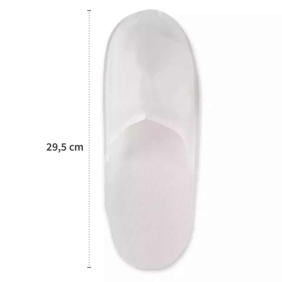 HygoNorm 55519, Closed PP Slippers, White, image 2, gallery thumbnail
