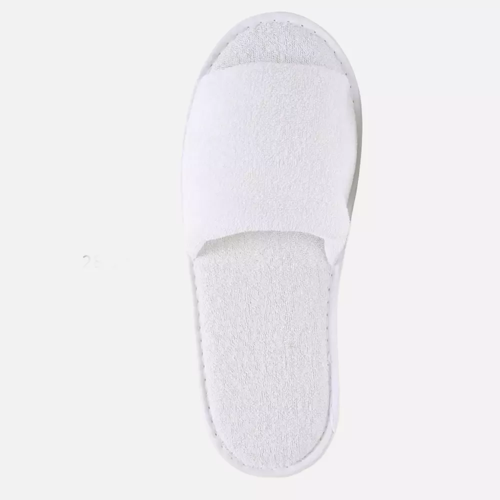 HygoStar 55528, Grip Open Slippers, Polyester, White, image 2