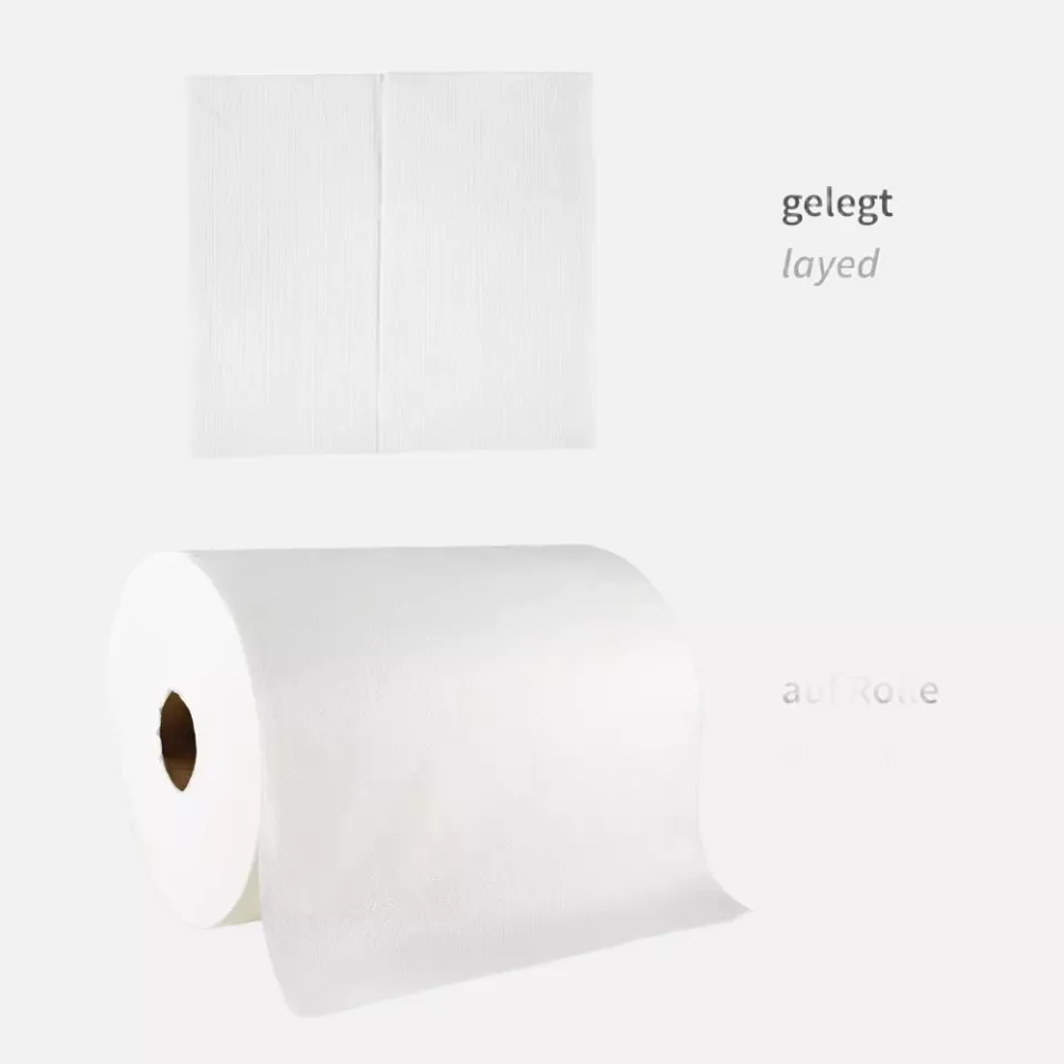 HygoClean 3170, Hygotex Viscose Cleaning Cloths, Roll, White, image 3, gallery thumbnail
