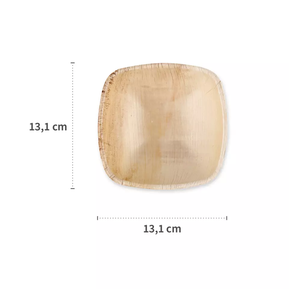 NATUREStar 410628, Bio-Palmblatt-Schalen, 400 ml, 145 x 145 mm, Quadratisch, image 6, gallery thumbnail