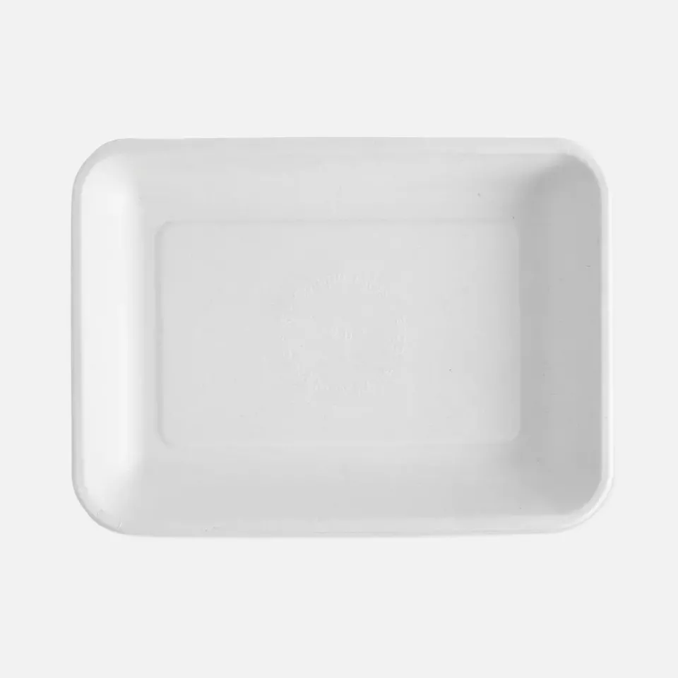 NATUREStar 41165, Organic Bagasse Foodtrays, 225 x 165 x 25 mm, Rectangular, image 1, gallery thumbnail