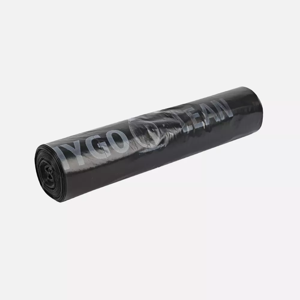 HygoClean 32653, Light LDPE Waste Bags, 70 l, Black, Roll, image 1