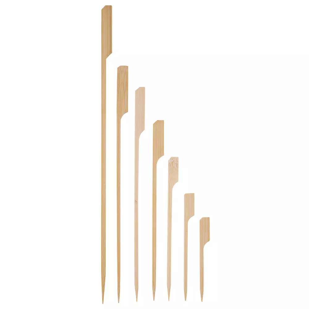 NATUREStar 38951, Flag Organic Bamboo Fingerfood Skewers, 70 mm, Natural, image 2