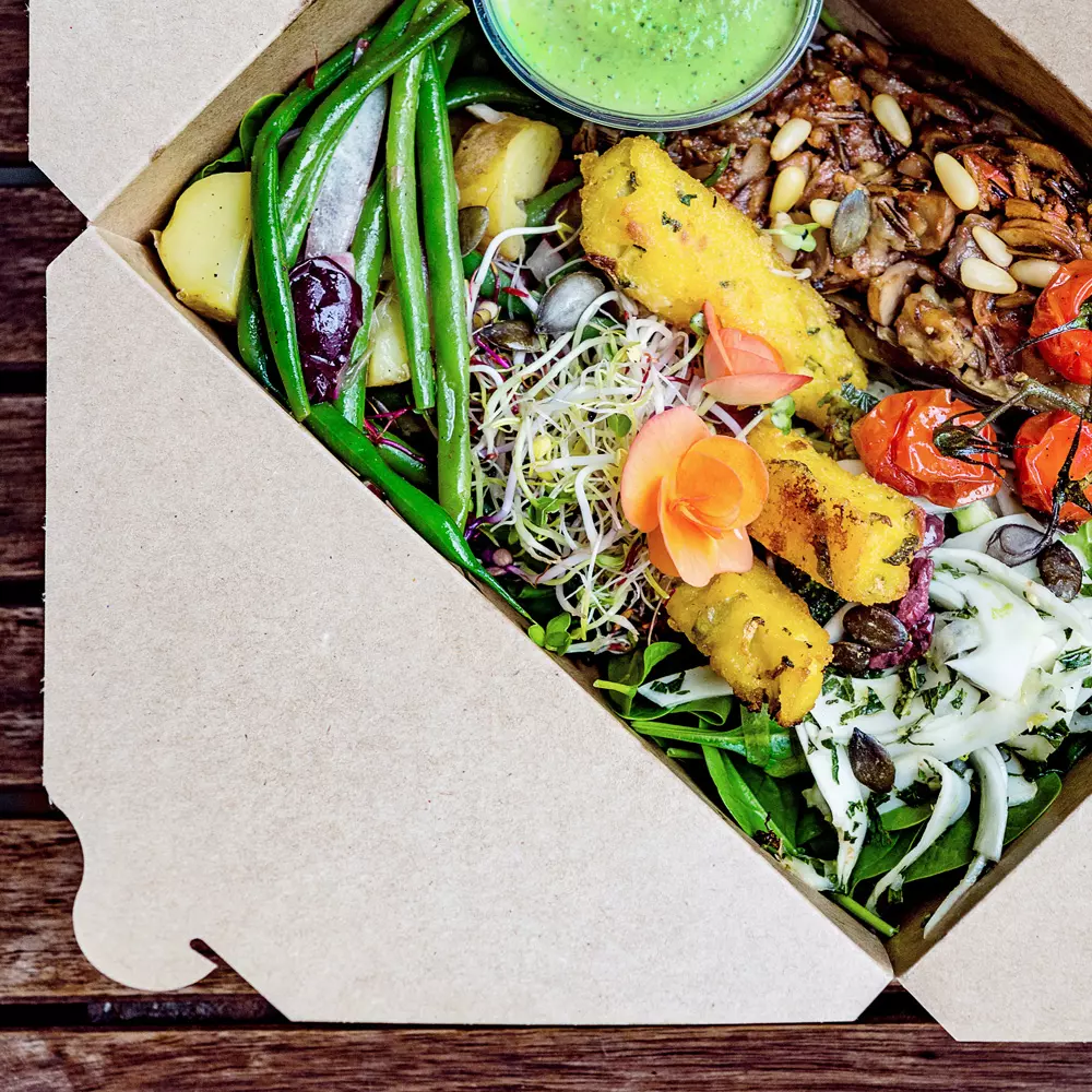 NATUREStar 416321, Menu Organic Food Boxes, 215 x 162 x 64 mm, Kraft Paper/PLA, image 2