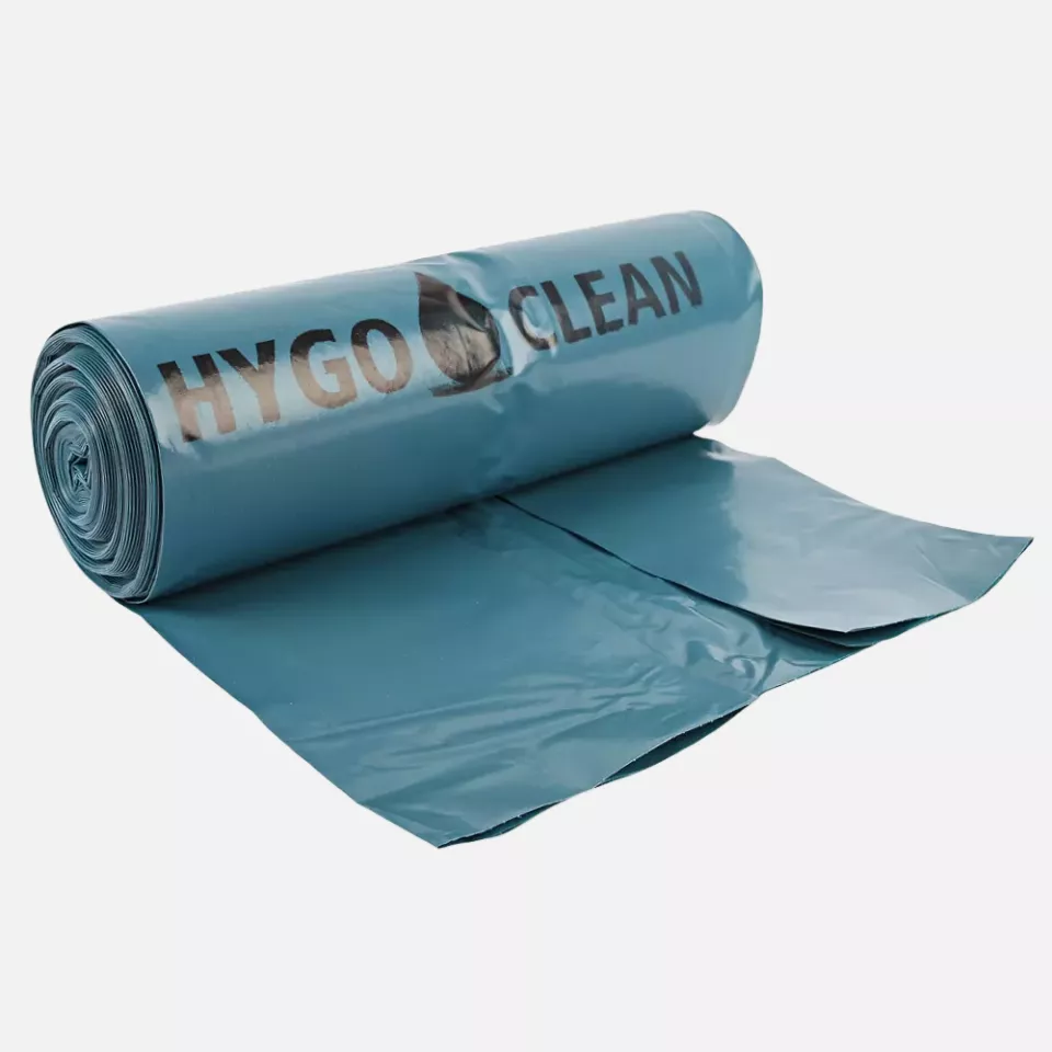 HygoClean 32441, Premium LDPE Waste Bags, 160 l, Blue, Roll, image 2, gallery thumbnail