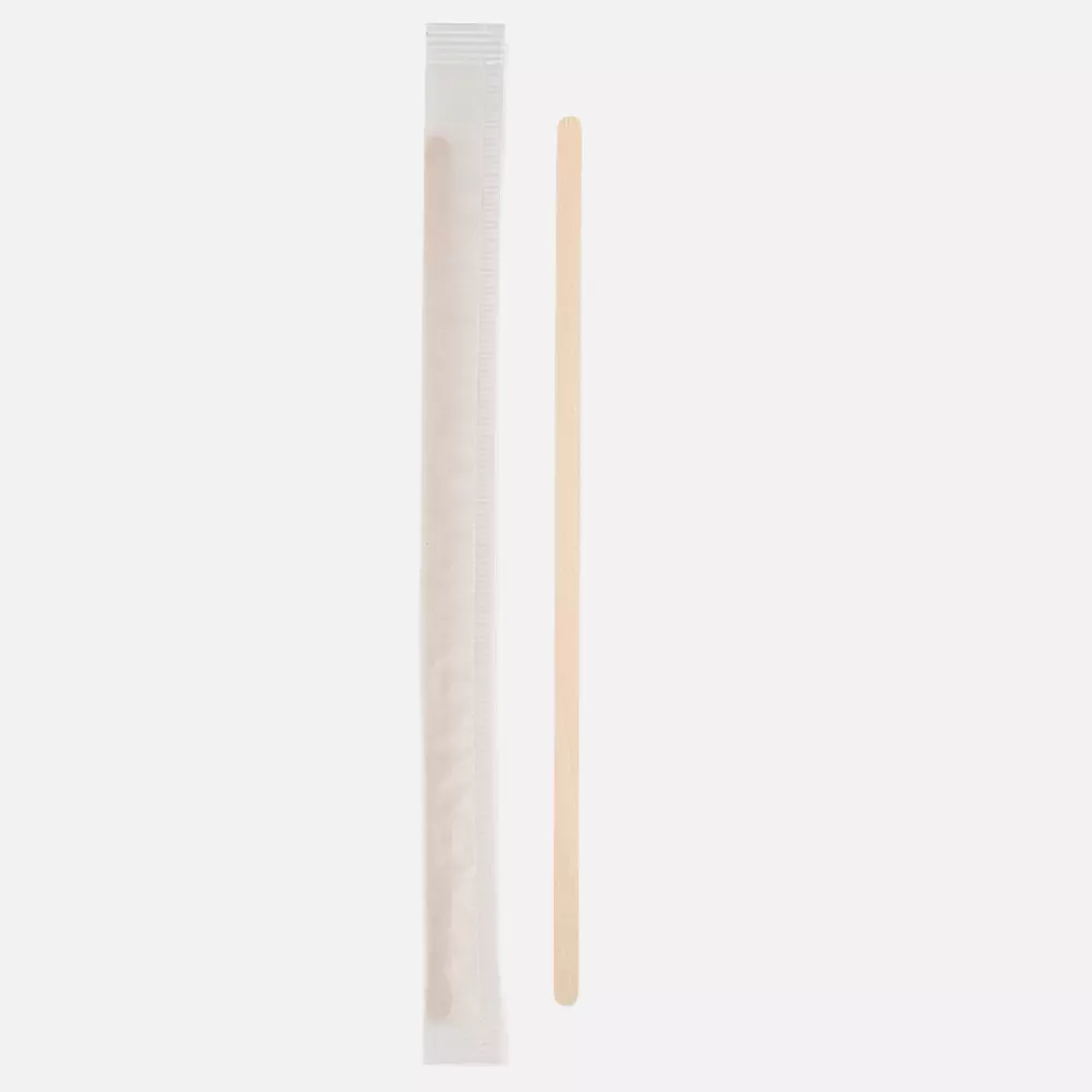 NATUREStar 388563, Organic Single Wrapped Wood Stirrers, 155 mm, FSC® 100%, image 1
