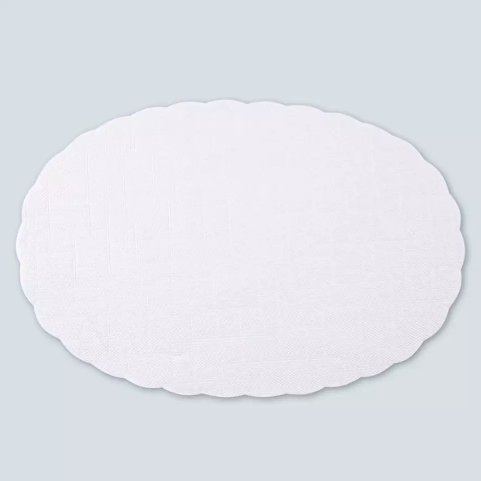 HygoStar 38216, Oval Plate Papers, 16 x 24 cm, White, image 1, gallery thumbnail