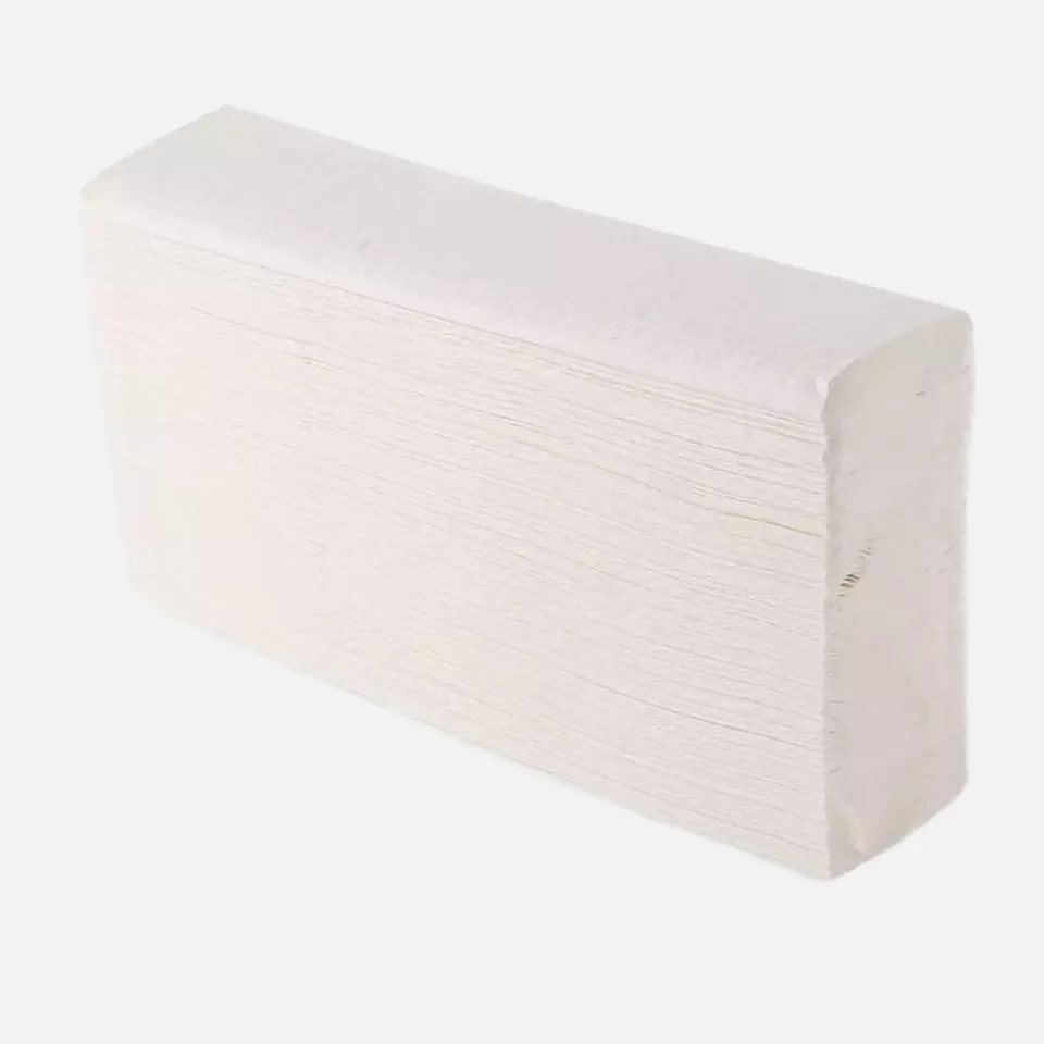 Franz Mensch 30469, Compact Paper Hand Towels, 1-ply, Bright White, Cellulose, image 3, gallery thumbnail