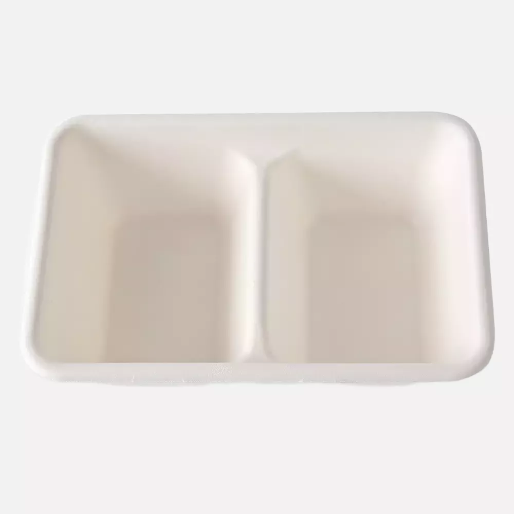 NATUREStar 41153, Organic Trays, 2 Compartments, Bagasse, 180 x 122 x 53 mm, 630 ml, image 3