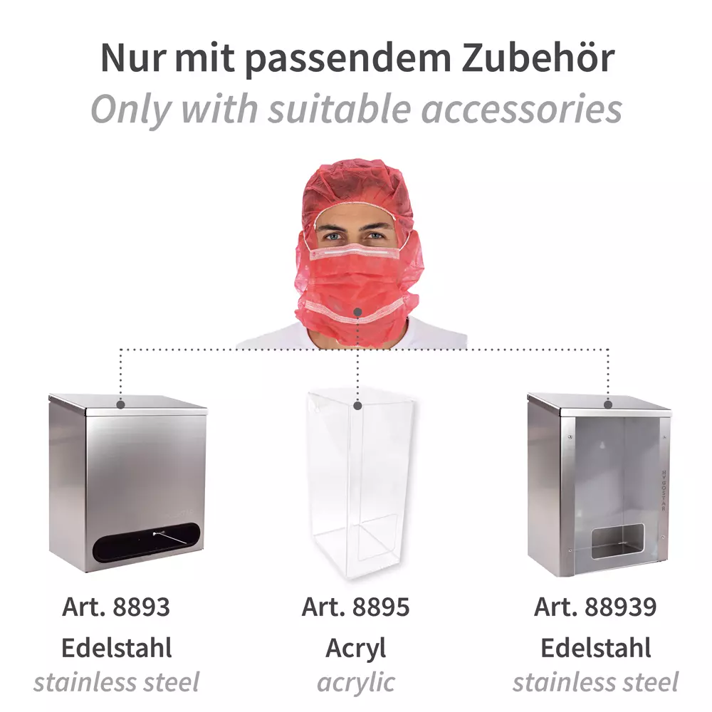 HygoStar 13205, Astro PP Caps with 2-Ply Face Mask, image 11