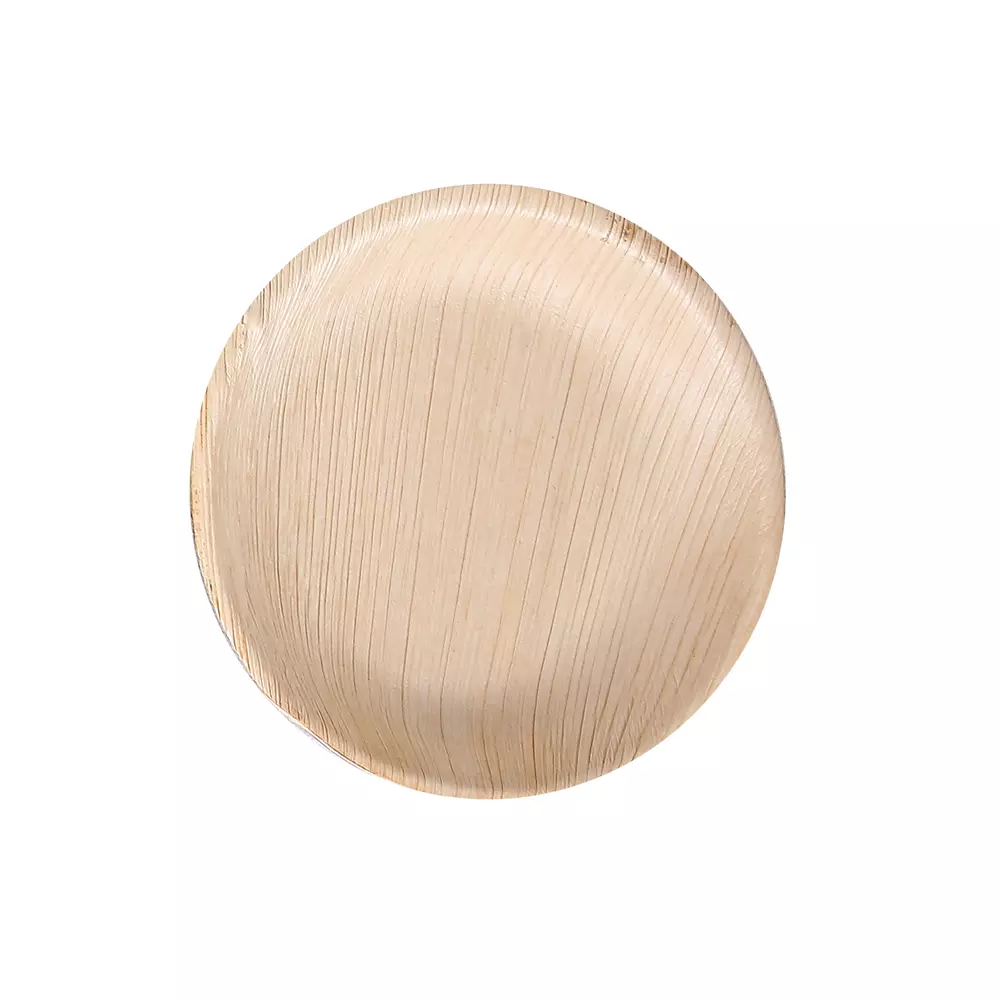 Franz Mensch 410615, Palm Leaf Plates with Rim, ø 180 mm, Round, Organic, image 1