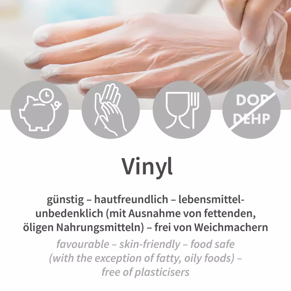 HygoNorm 26809, Ideal Light Vinyl Gloves, Powder-free, image 5, gallery thumbnail
