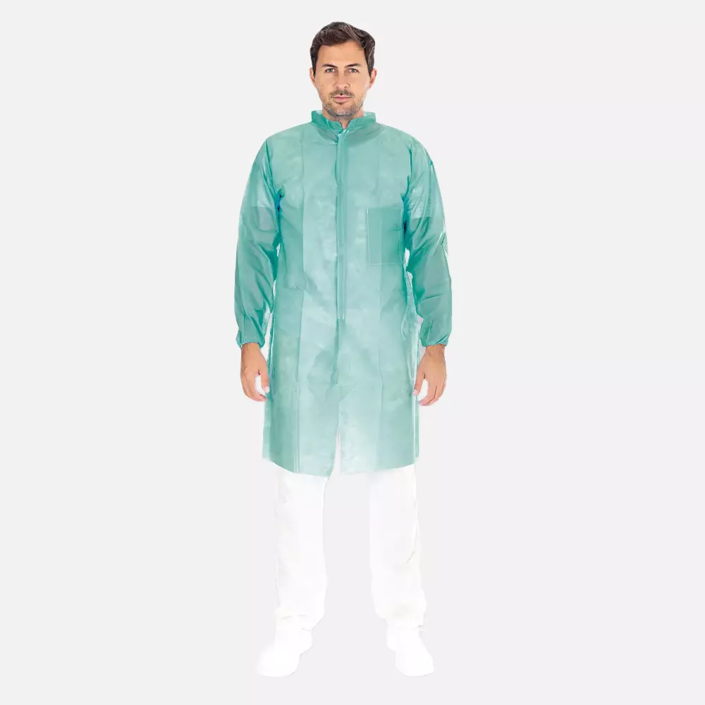 HygoStar 274107, PP Visitor Gowns with Velcro, image 1