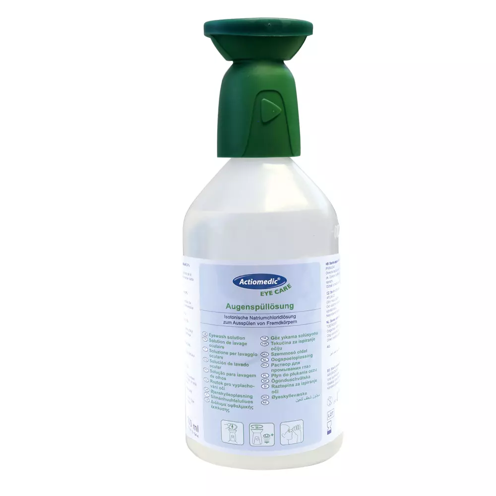Franz Mensch 50017, Actiomedic® Eye Wash Bottle, 250 ml, DIN 15 154-4, image 1