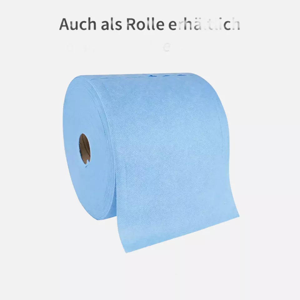 HygoClean 317536, Viscose/Polyester Polishing Cloths, Pleated, Blue, image 5, gallery thumbnail