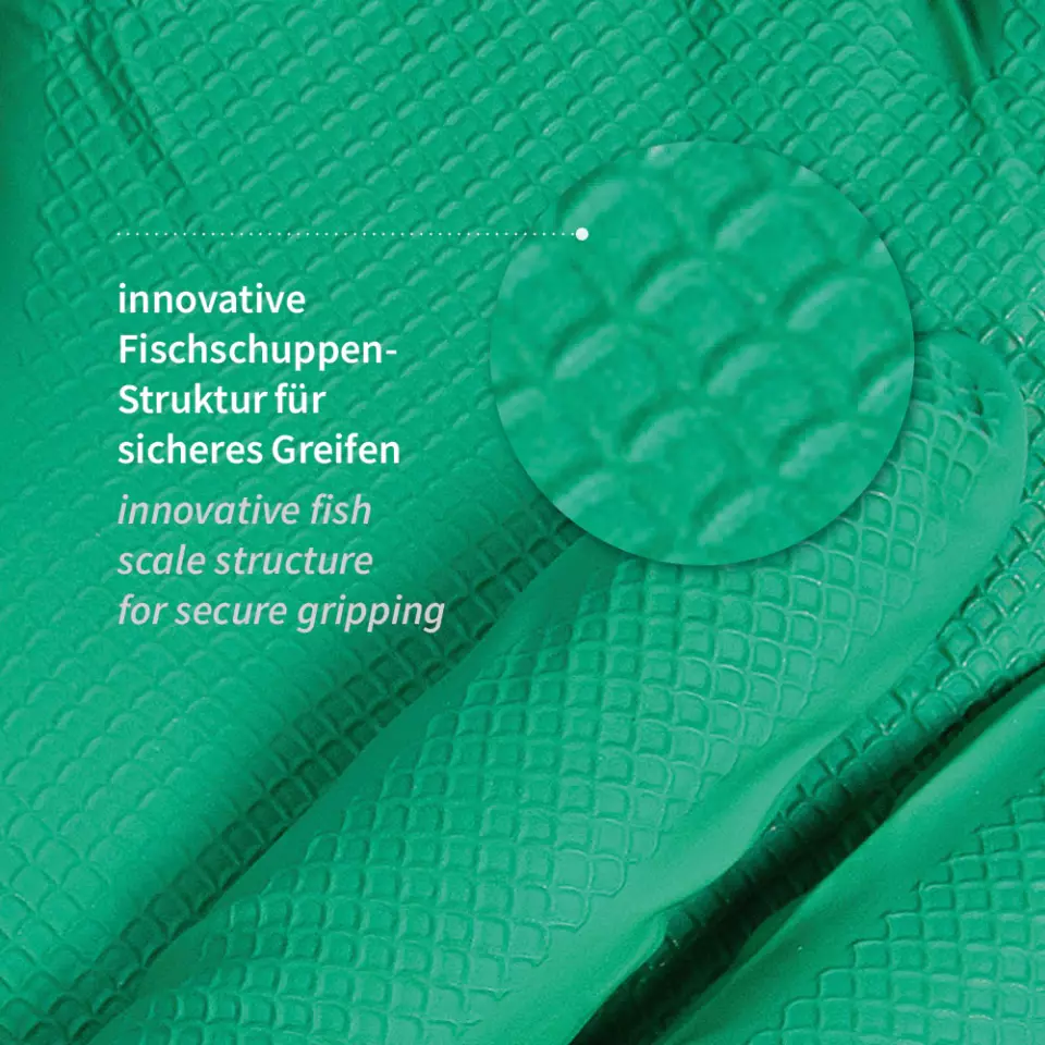 Franz Mensch 270802, Power Grip Nitrile Gloves, Powder-Free, image 4, gallery thumbnail