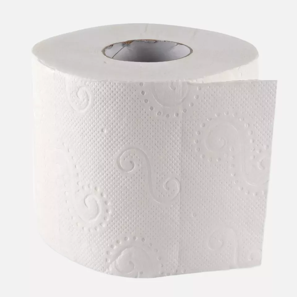 HygoClean 30424, 4-Ply Cellulose Toilet Paper, Small Roll, White, image 1, gallery thumbnail