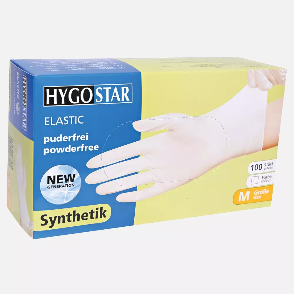 HygoStar 26801, Elastic Powder-Free Synthetic Gloves, image 2