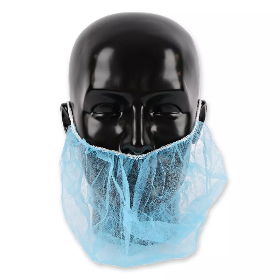 Hygostar 292206, PP Beard Cover with Earloops, Large, image 7, gallery thumbnail