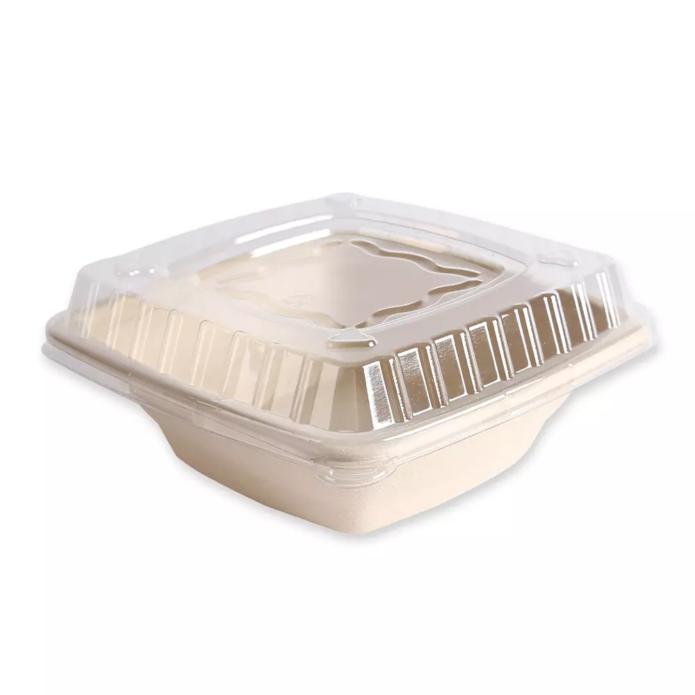 NATUREStar 411755, Organic Square Bagasse Trays, 180 x 54 mm, 700 ml, image 3