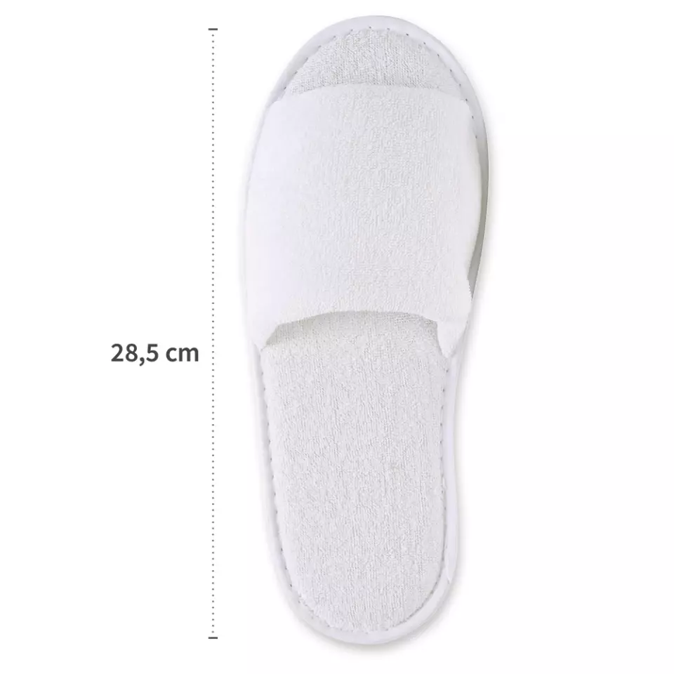 Hygostar 55528, Grip Pantoffeln Offen, Polyester, Weiß, image 2, gallery thumbnail
