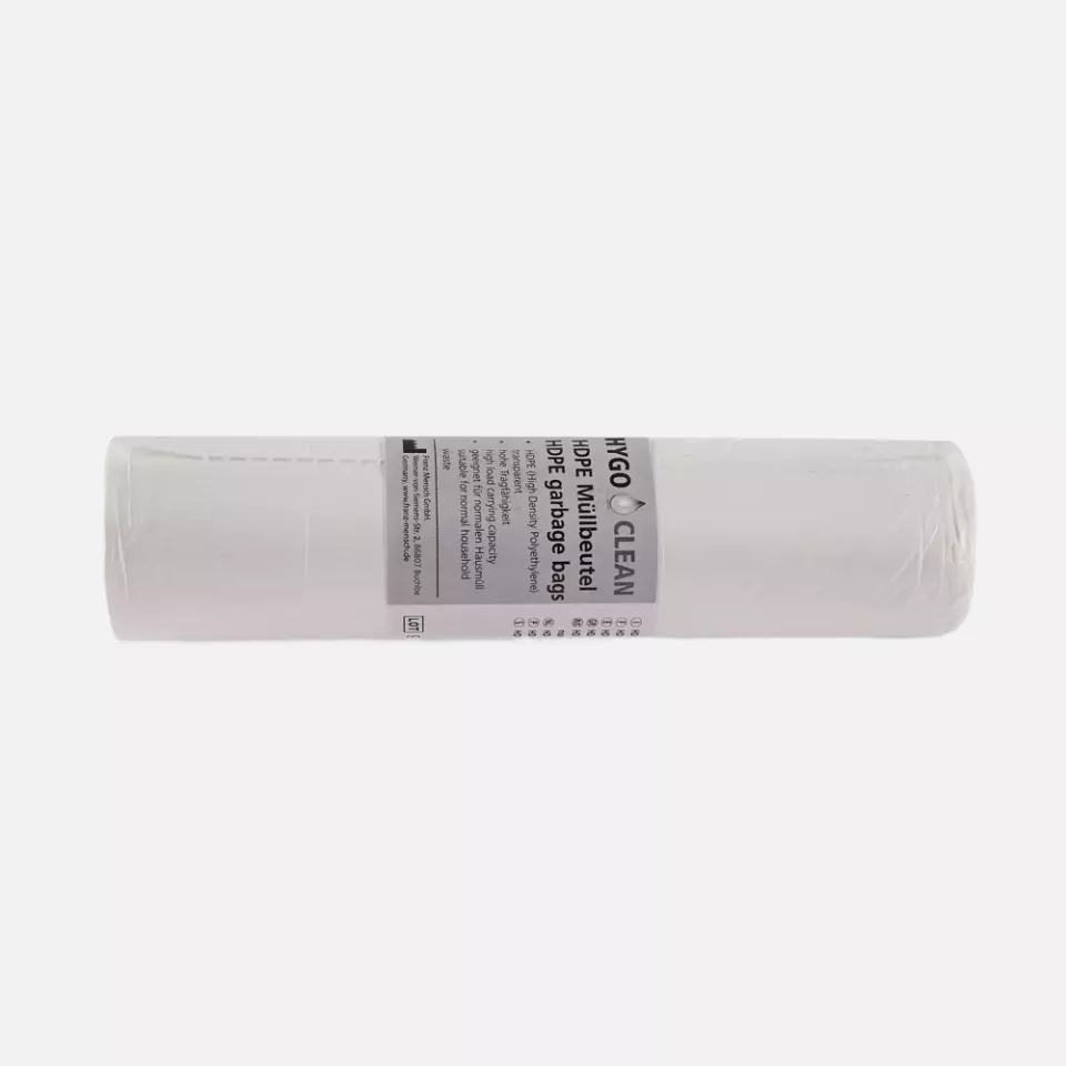 HygoClean 32995, Light HDPE Garbage Bags, 60 l, Transparent, Roll, image 2, gallery thumbnail
