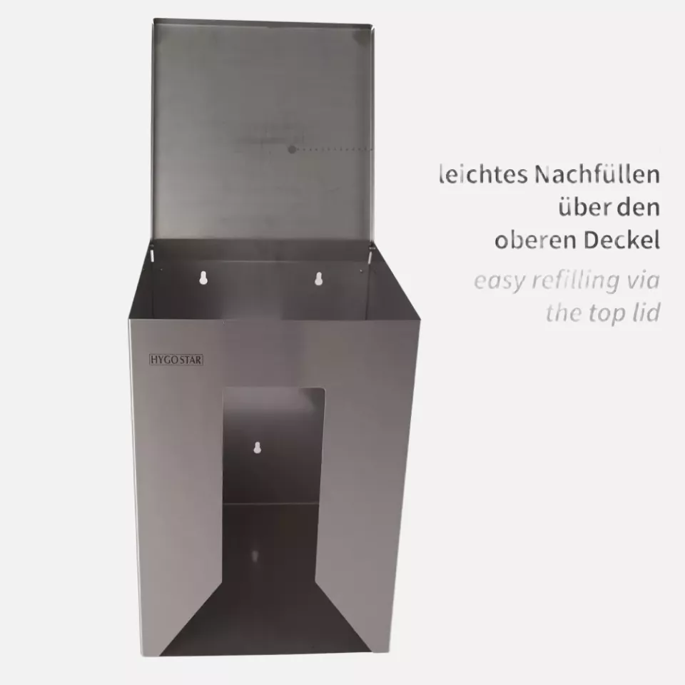 HygoStar 88938, Stainless Steel Gown and Coverall Dispenser, image 4, gallery thumbnail