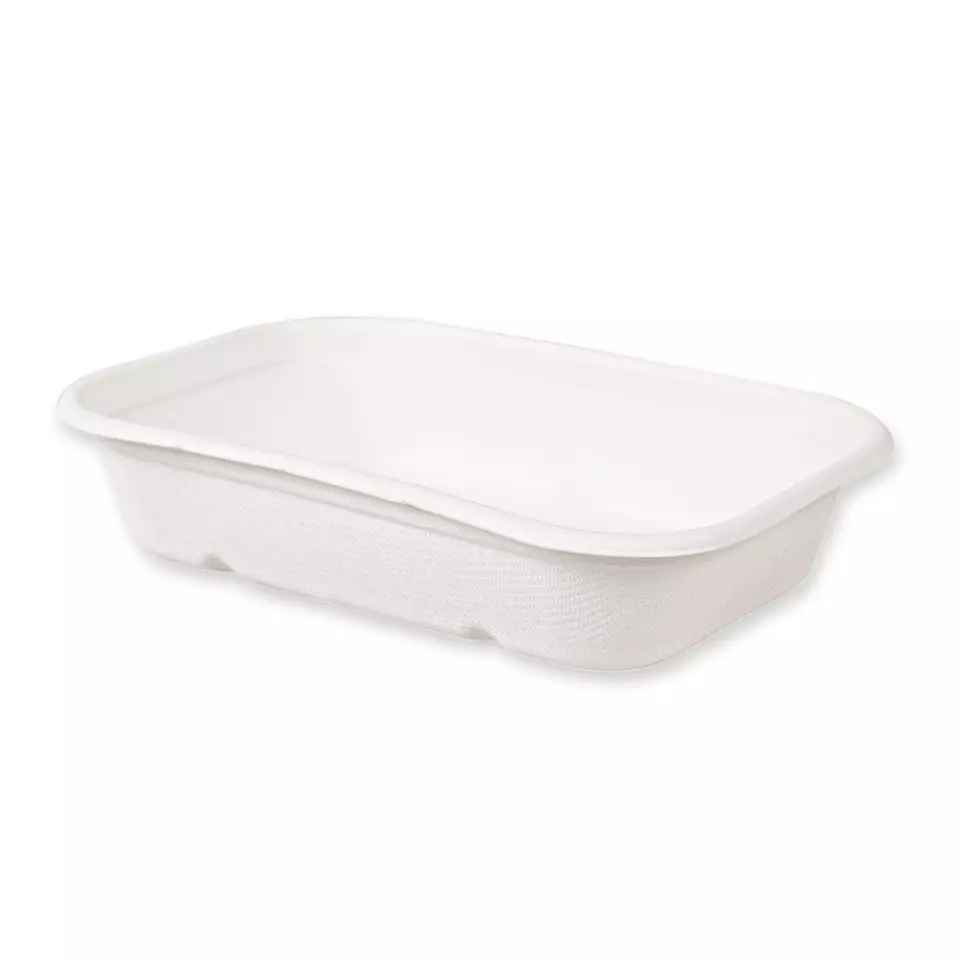 NATUREStar 41145, Casa Organic Bagasse Trays, 500 ml, 175 x 120 x 38 mm, image 1, gallery thumbnail