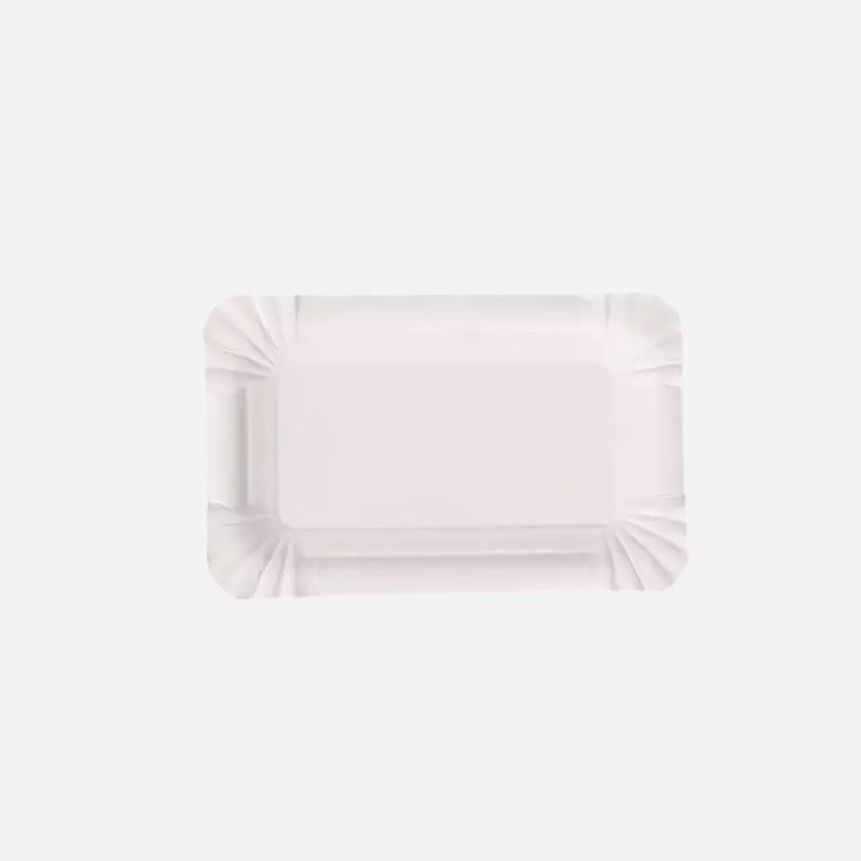 NATUREStar 41505, Rectangular Virgin Fibre Carton Organic Paper Plates, 100 x 160 mm, image 1, gallery thumbnail