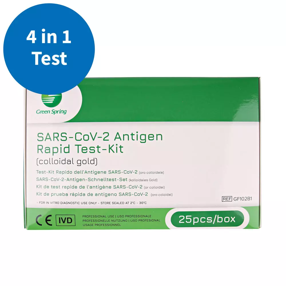 Franz Mensch 315083, Green Spring SARS-CoV-2 Antigen Rapid Test Kit (Colloidal Gold), Anterior Nasal, image 4