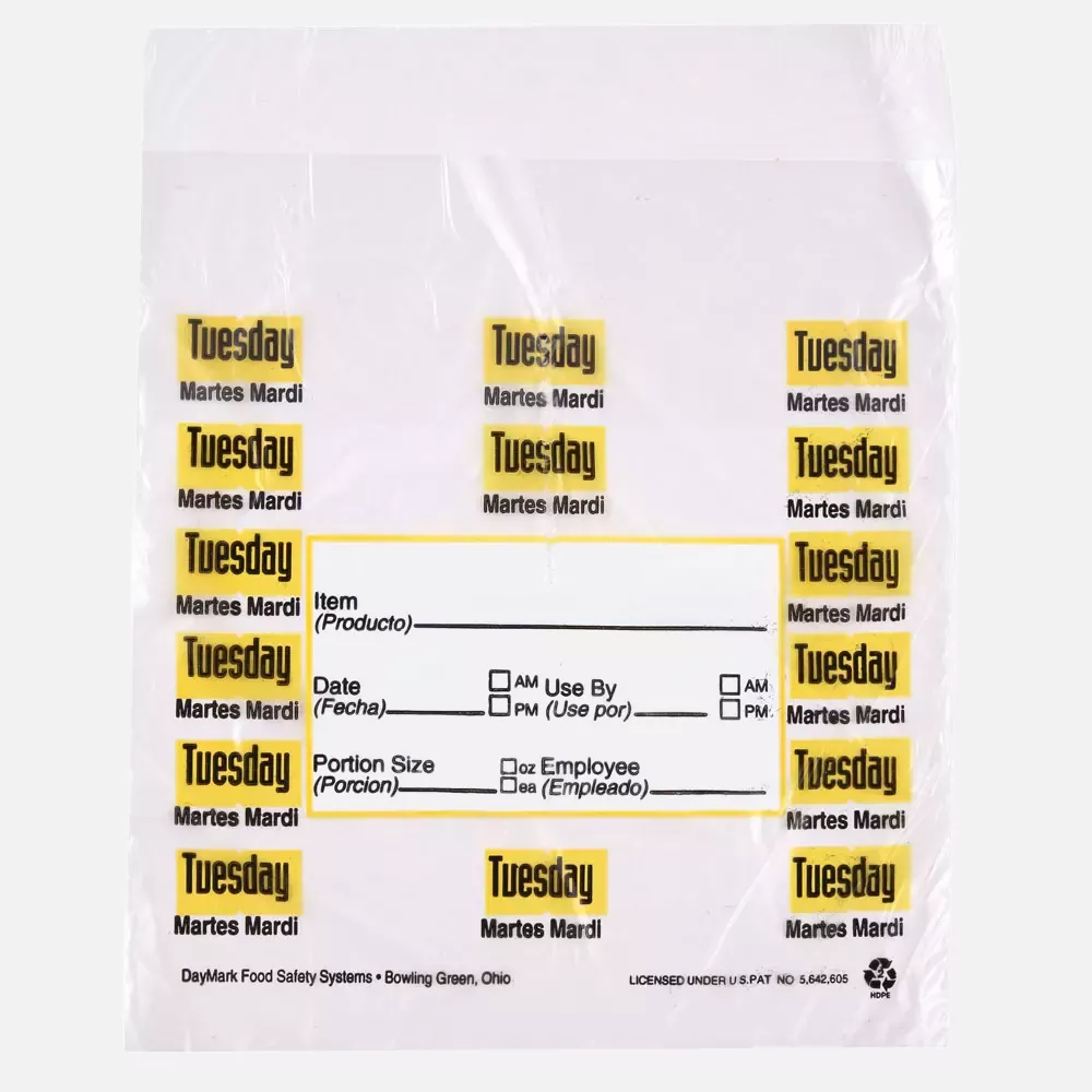 HygoStar 32252, Tuesday HDPE Portion Bags, 165 x 178 mm, image 1