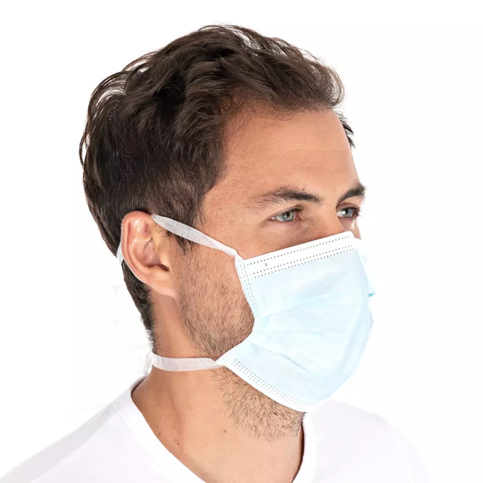 HygoStar 29166, Type II PP Face Mask, Ties, image 3, gallery thumbnail