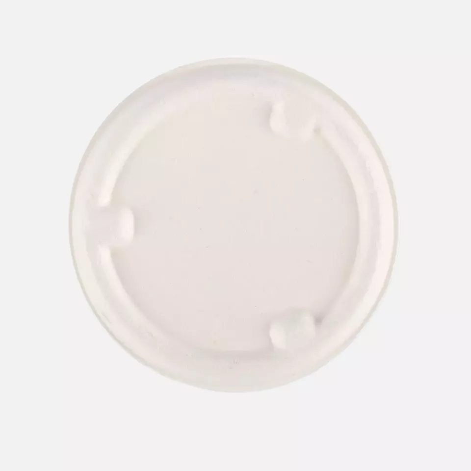 NATUREStar 41100, Organic Bagasse Lids for Dressing Cups, Ø 65 mm, image 1, gallery thumbnail