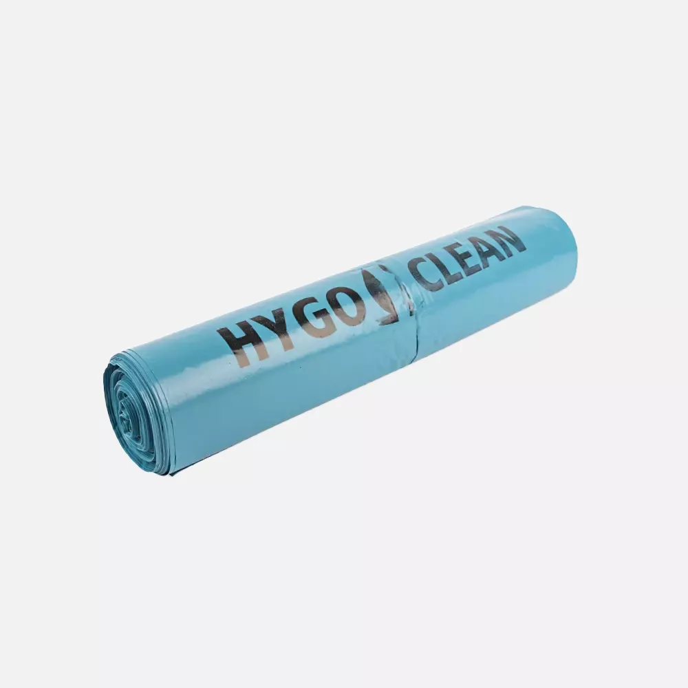 HygoClean 32444, LDPE Waste Bags, 130 l, Blue, Roll, image 1