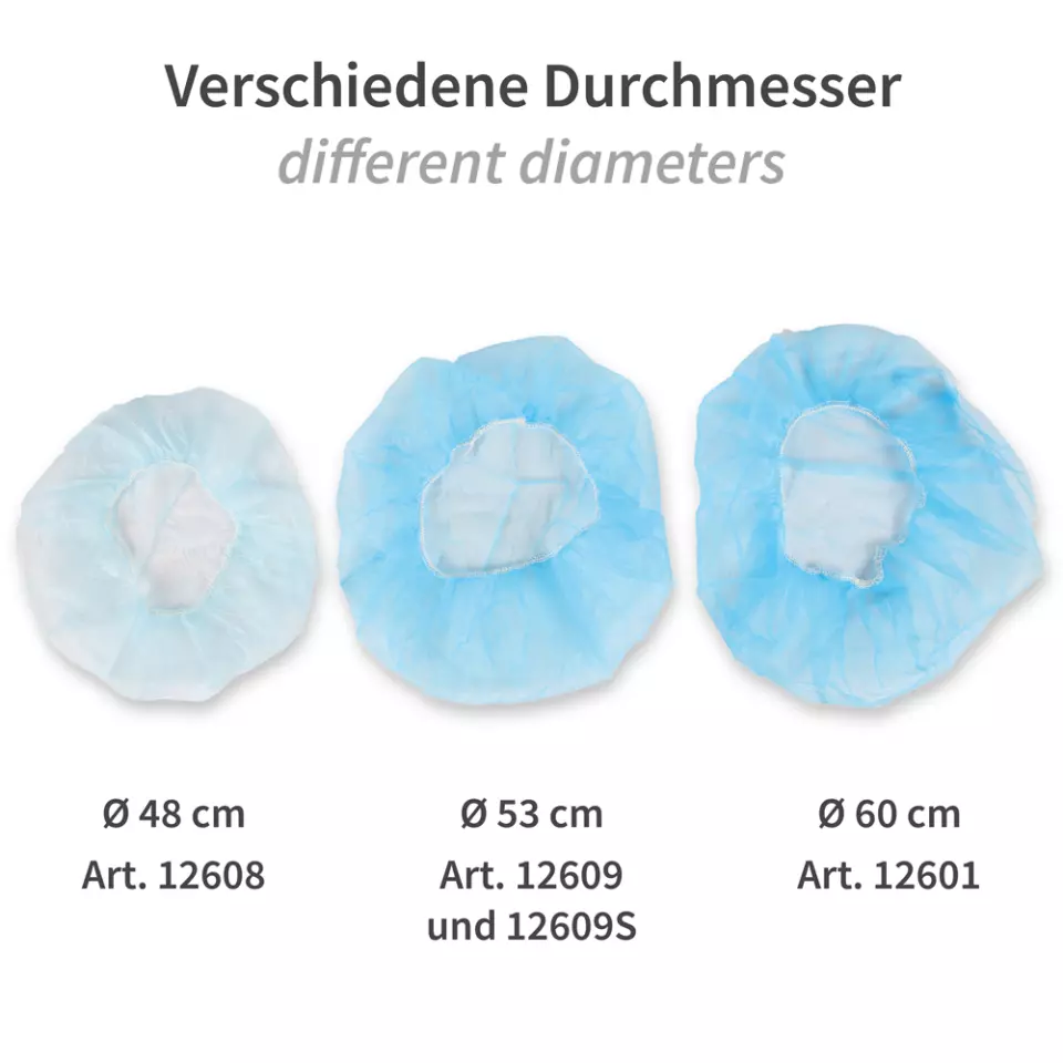 HygoNorm 12609, PP Bouffant Caps, Light, image 6, gallery thumbnail