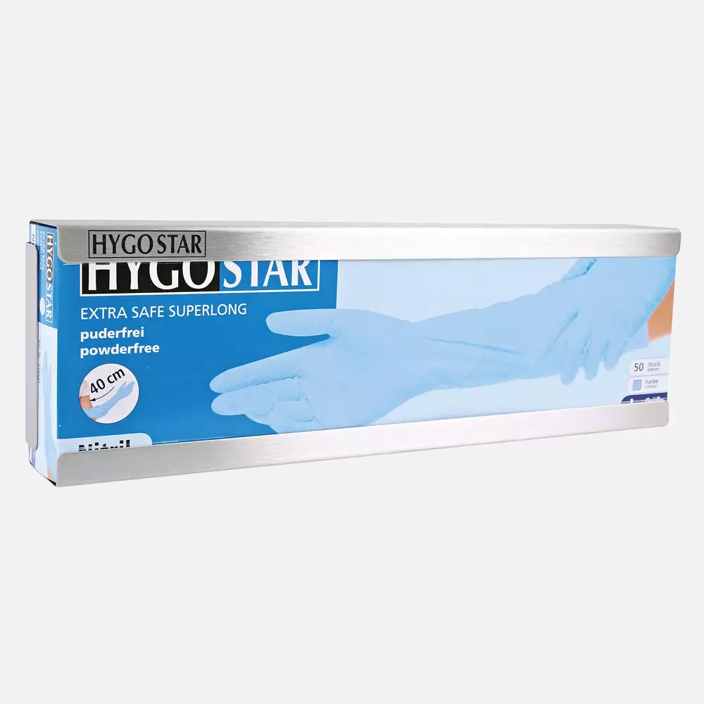 HygoStar 889413, Extra Safe Superlong Glove Dispenser, Stainless Steel, image 4