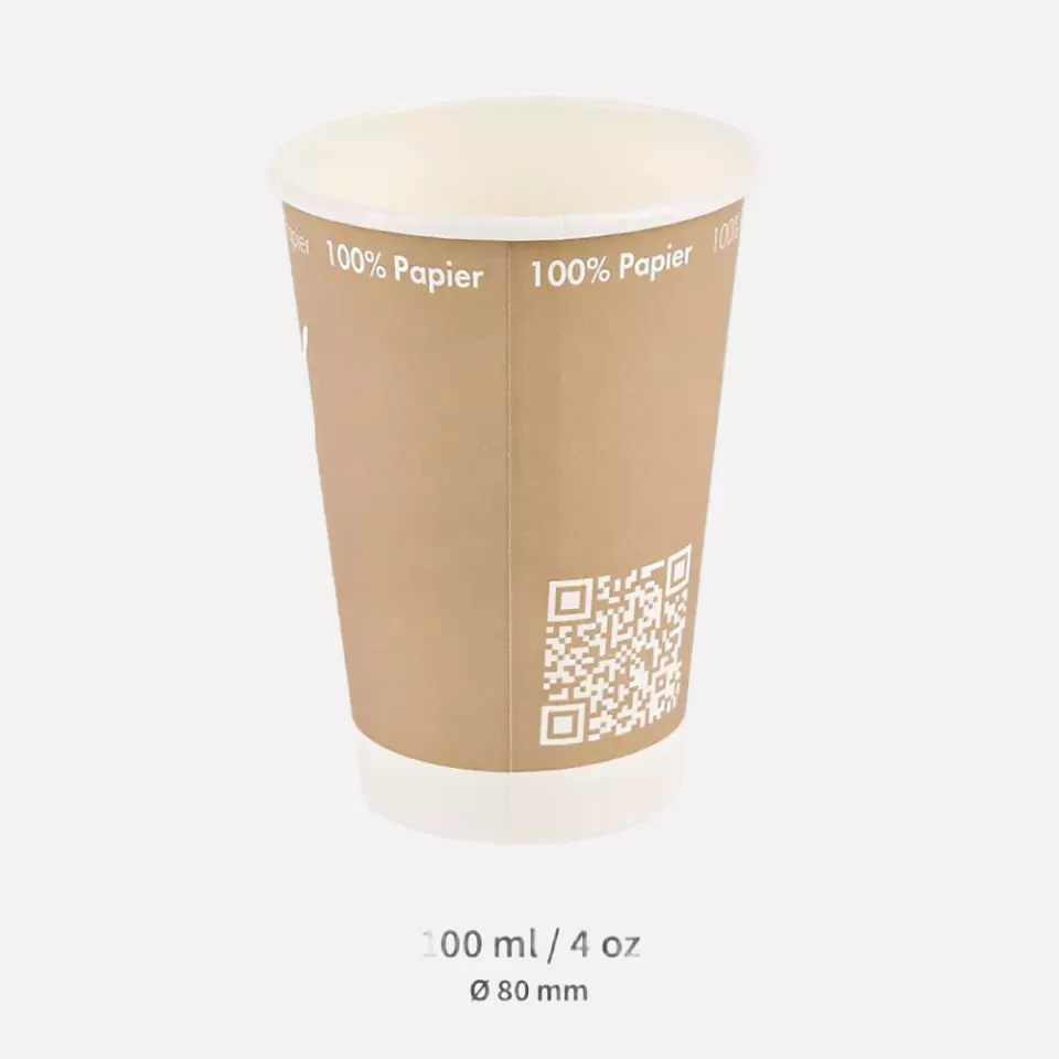 NATUREStar 4030753, Organic Paperboard Vending Machine Cups, 180 ml / 7.5 oz, ø 70 mm, image 2, gallery thumbnail