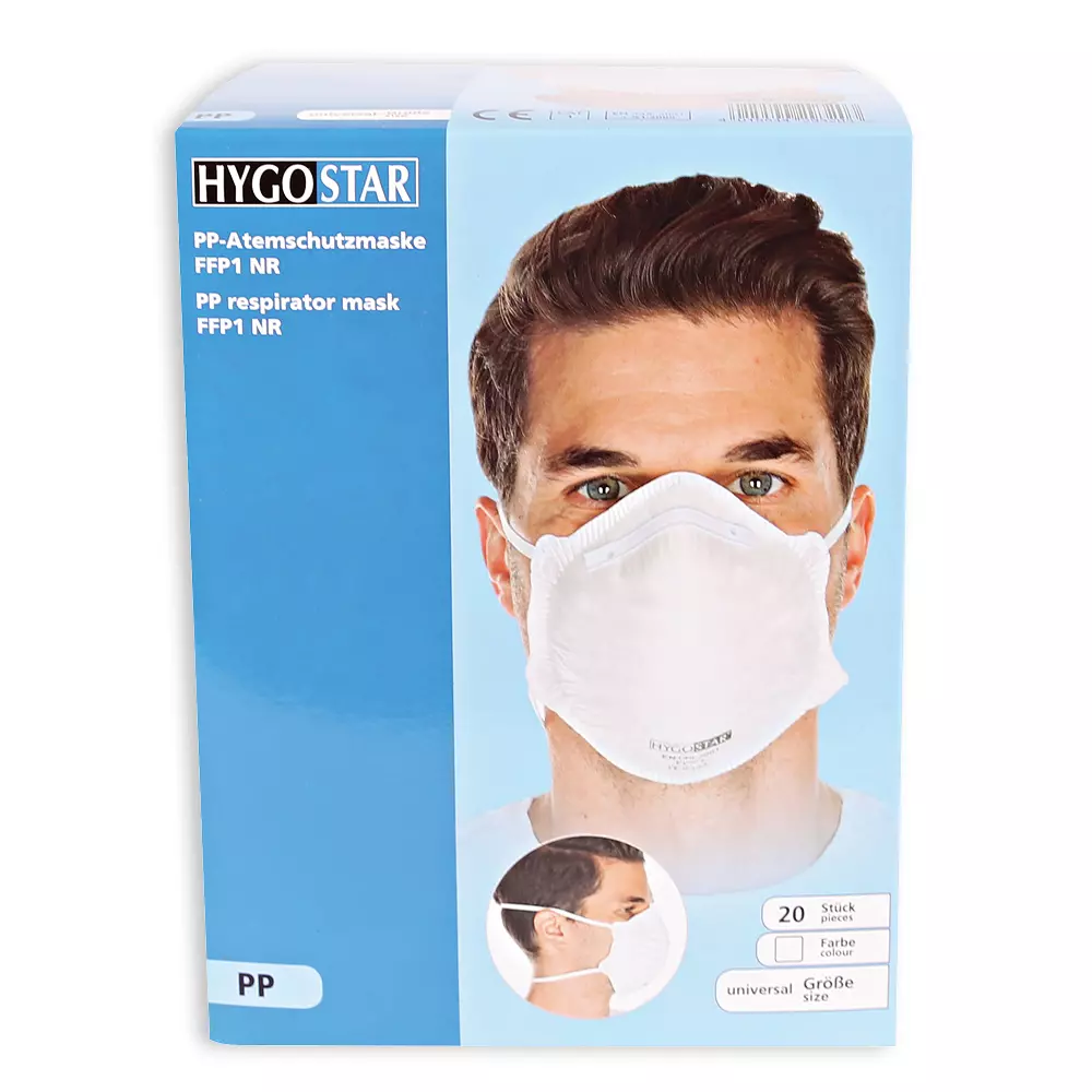 HygoStar 2932, FFP1 NR PP Cup-Shaped Respirators, image 4