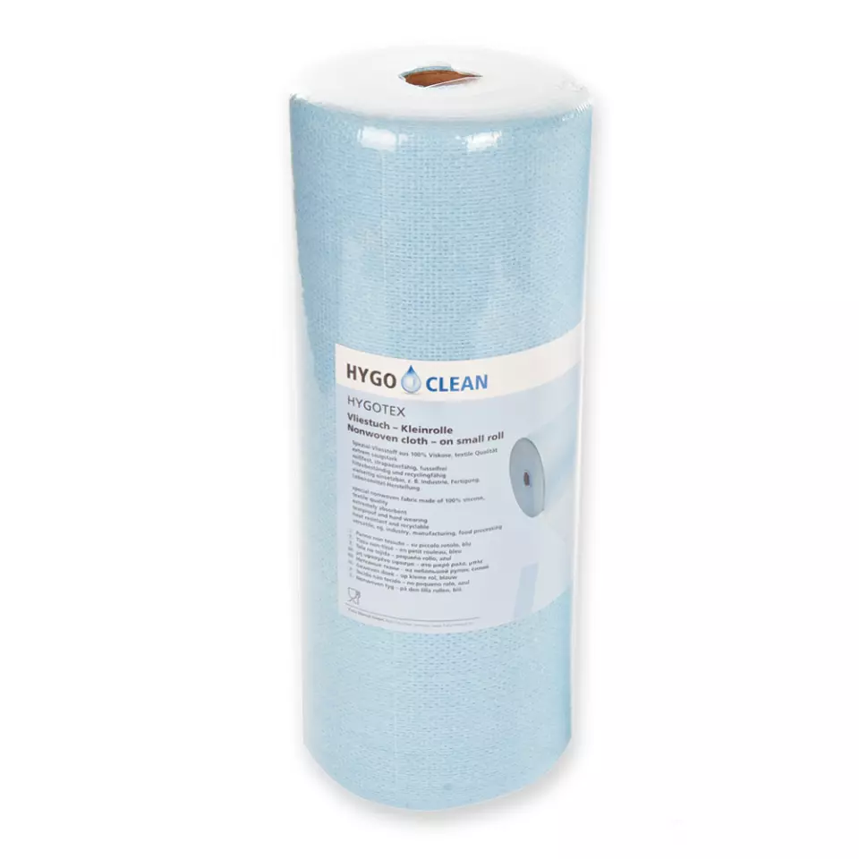 HygoClean 317008, Hygotex Viscose Cleaning Cloths, Small Roll, Blue, image 5, gallery thumbnail