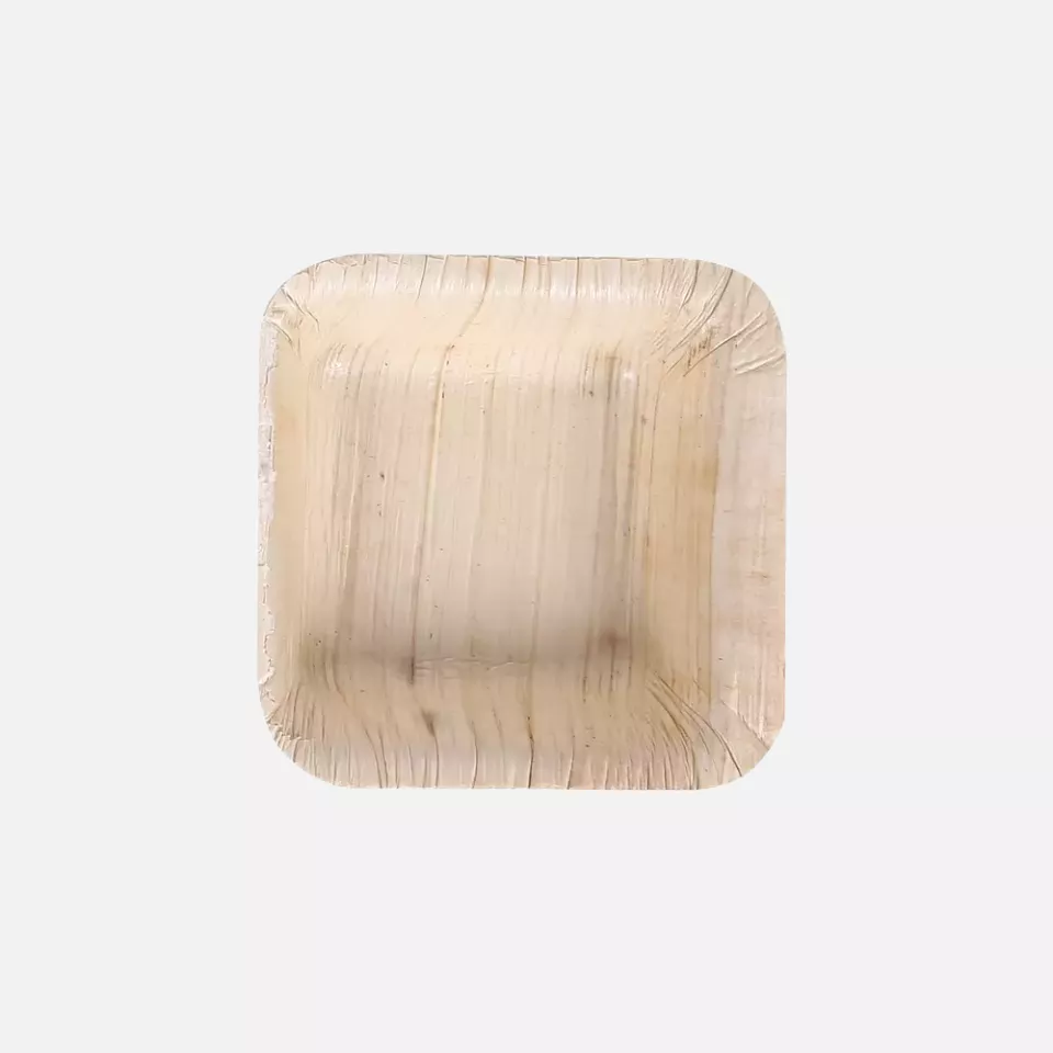 Franz Mensch 410621, Organic Palm Leaf Fingerfood Trays, Square, 30 ml, 65 x mm, image 2, gallery thumbnail