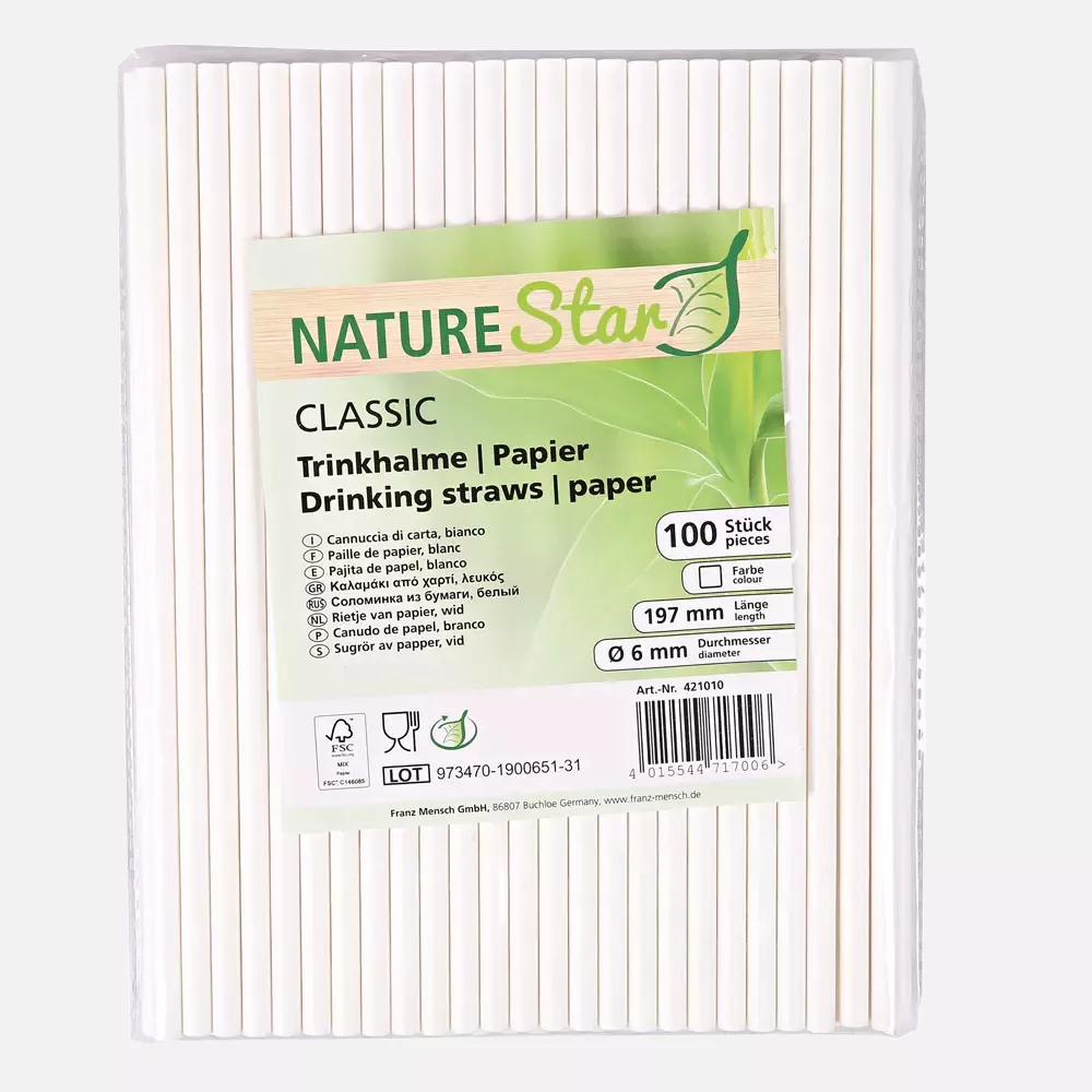 NATUREStar 421010, Classic Paper Straws, FSC®-mix Organic, image 2