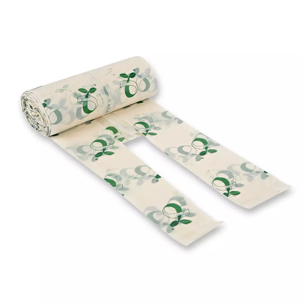 NATUREStar 32298, Biodegradable Corn Starch Garbage Bags with Handle, 25 l, Roll, image 2