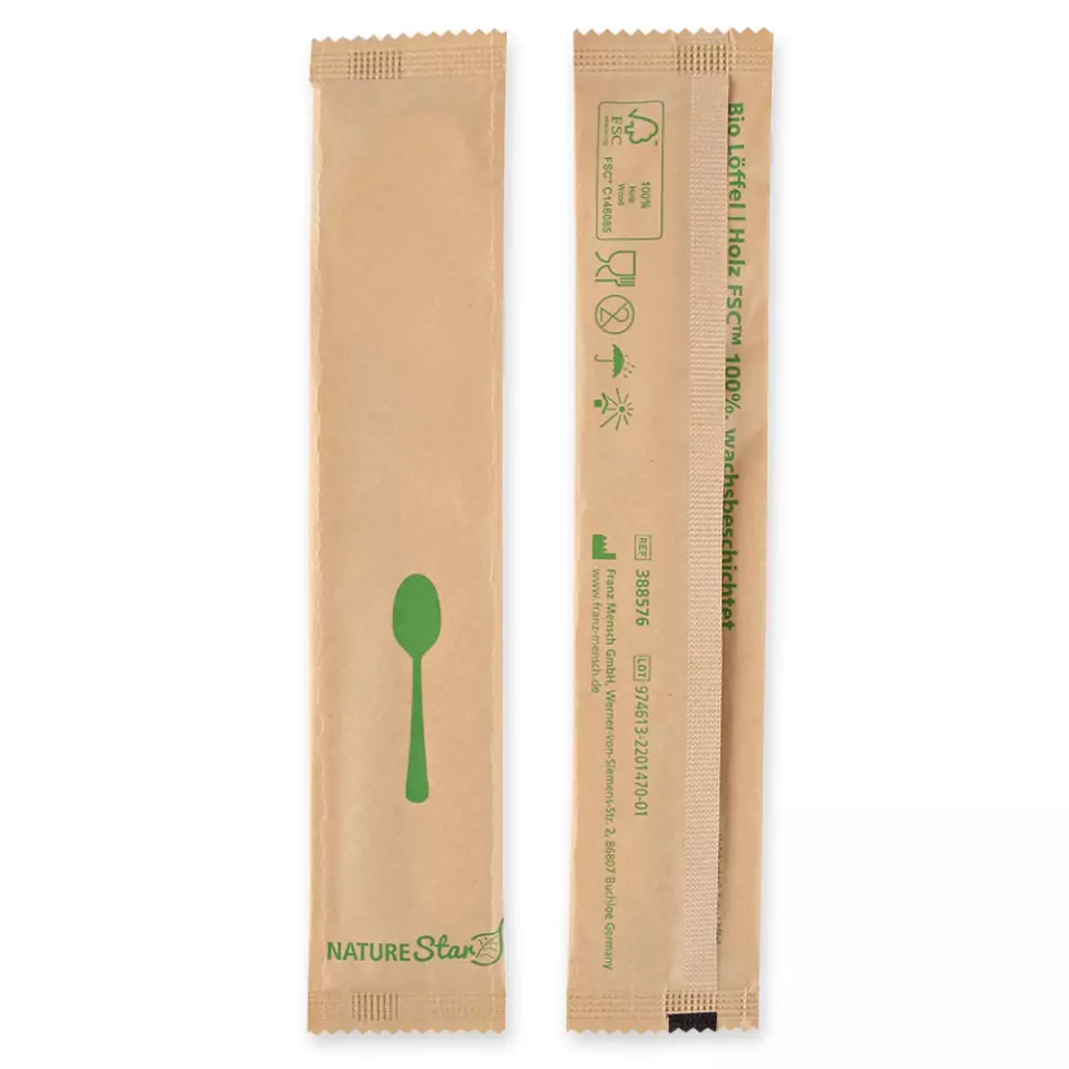 NATUREStar 388576, Bio-Holzlöffel, 165 mm, FSC® 100%, wachsbeschichtet, image 4, gallery thumbnail