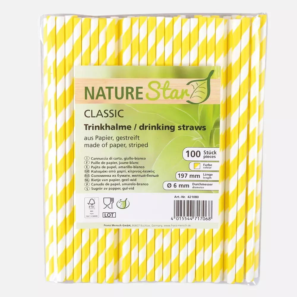 NATUREStar 421000, Classic Paper Straws, FSC®-mix Organic, image 3